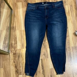 Kut from the Kloth Women's Deep Indigo Ankle Jeans